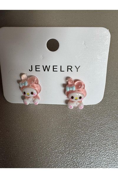 İYİ MODA Melody Kuromi 2 Pieces Stylish Gift Earrings Best Friends Friendship Earrings