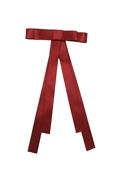 Çlk Accessories Premium Satin Ribbon Bow Automatic Buckle Bow Clasp Thin Bow Clasp