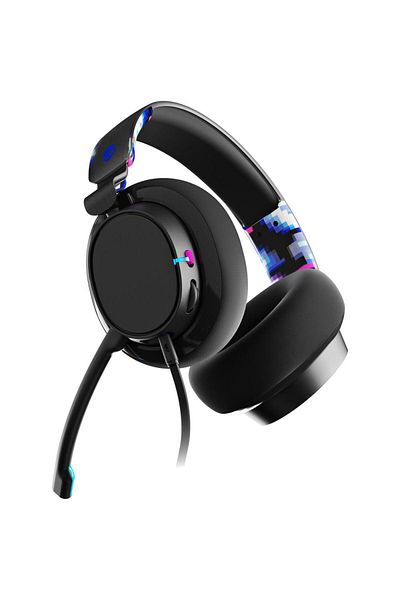 Skullcandy Casti Gaming Skullcandy Slyr Pro P-Station, USB-C, Jack 3.5mm, 1.8m (Negru/Albastru)