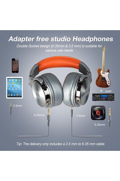Oneodio OneOdio professional DJ headphones with detachable cable, connection via 3.5 mm Jack, 6.35 mm Jack
