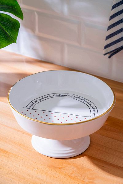 ACAR Feel Good Footed Presentation Plate - 23 cm