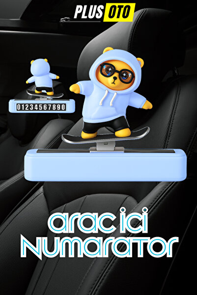 PlusOto ملحقات السيارة الزرقاء: رقم منزلق، باركماتيك وهاتف متحرك