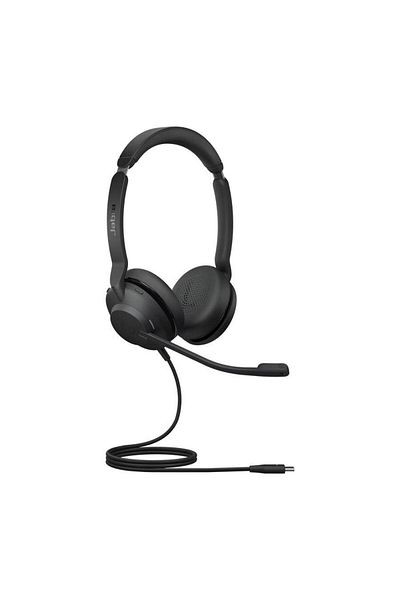 Jabra Casti Call Center Stereo Jabra Evolve2 30 SE UC Duo, USB-C, Microfon (Negru)