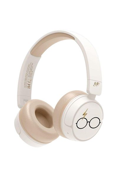 OTL Casti Gaming OTL Harry Potter, Pentru copii, Microfon, Cu fir si Bluetooth (Alb)