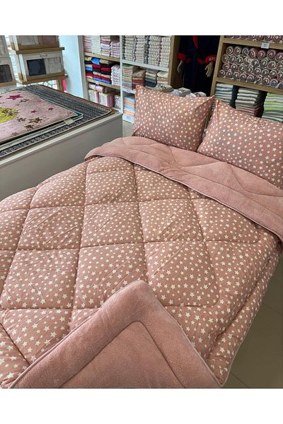 GALAWARRA Welsoft Cotton Double Sided Single Duvet + Pillowcase Set