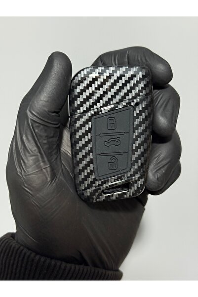 Volkswagen Θήκη από ανθρακονήματα Passatb8 Skoda - Seat Smart 3 κουμπιών