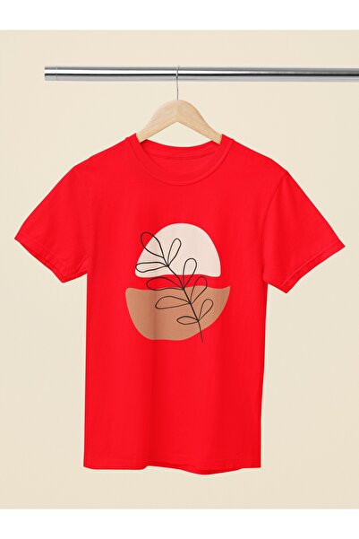 Butik TRIOCĂ CU MÂINĂ SCURTĂ CU GÂRĂ ROTUNDĂ, IMPRIMATĂ CU TRANSFER DE FLORI ...