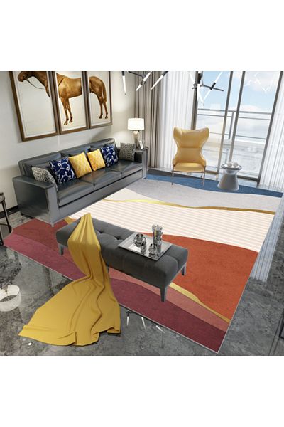 sharpdo Modern Minimalist Bedroom Living Room Carpet