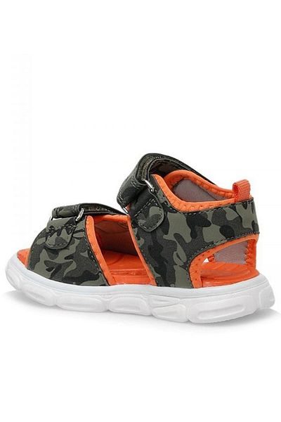 Rakerplus Khaki Camouflage Patterned Velcro Baby Sandals Shoes