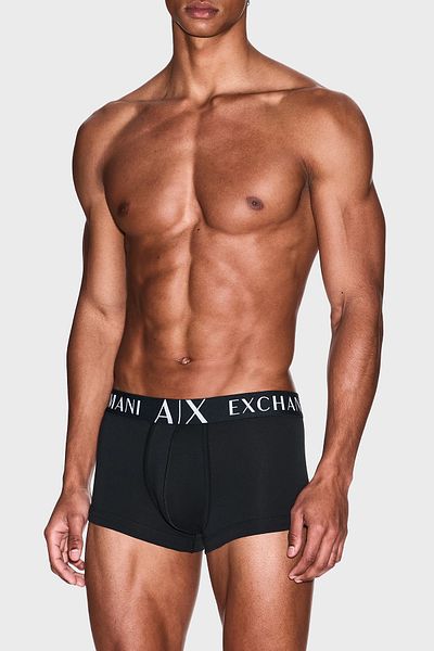 Armani Exchange Ανδρικό BOXER με βαμβακερό λογότυπο Boxer