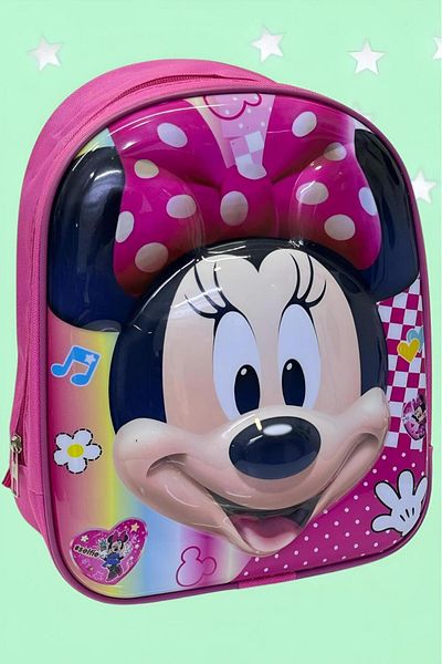 MINNIE 2-6 ani Mouse 5d colorat în relief pentru grădiniță rucsac zilnic și ghiozdan