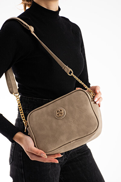 NWR BAGS Vizon 3 Gözlü Kadın Omuz Ve Çapraz Çanta 17x25 Ebatında