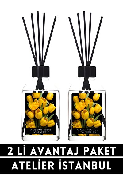 homeartplus 2 Li avantaj paket Atalier İstanbul Oda kokusu bambu esansiyel uç...