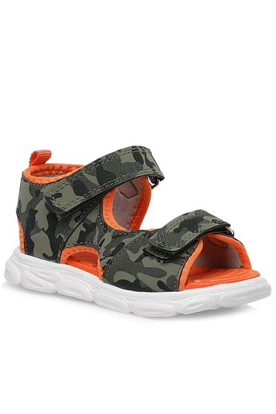 Rakerplus Khaki Camouflage Patterned Velcro Baby Sandals Shoes