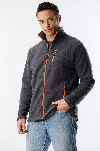GENIUS STORE Ανδρικό μπουφάν Fleece εξωτερικού χώρου - Πλήρες φερμουάρ, 3 τσέπες, Tactical Flecee - Polar-gns