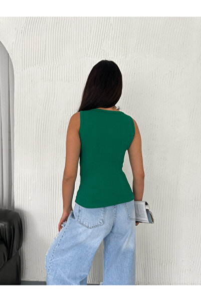 sportiness Halter Collar Flexible Trophy Camisole Fabric Tank Top