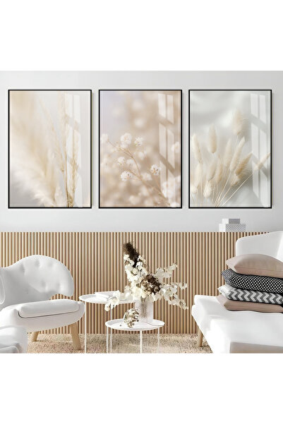 Harika bir ev Hari̇kabi̇rev | Soft | Cream Pampas Grass (Saz Tassel) Combinat...