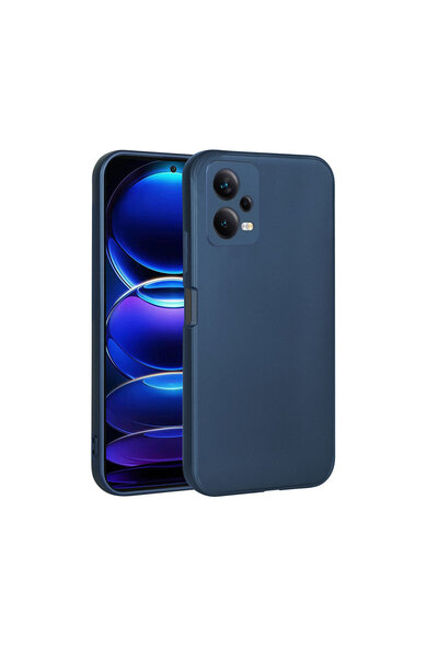 VARDAR AKSESUAR Redmi Note 12 5g Case Vrdr Premier Silicone Cover - Navy Blue