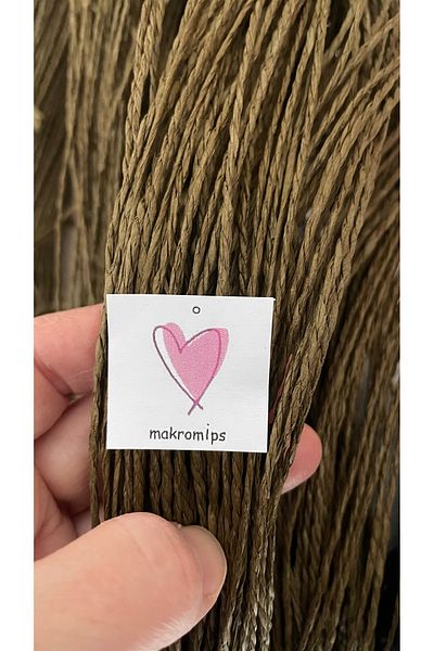Makromİps ΠΑΝΤΡΙΟ ΠΡΕΜΙΟΝΙΚΟ ΣΥΡΜΑ 2 mm 50 gr ΠΛΕΚΤΟ ΣΥΡΜΑ ΚΡΑΦΤ ΣΥΡΜΑ ΠΑΚΕΤΟ ΣΥΝΤΟΜΙΑ ΠΟΛΥ ΠΟΛΥ