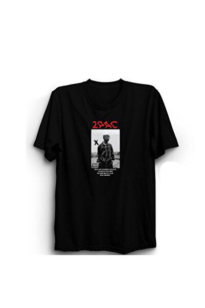 ZOKAWEAR تي شيرت 2PAC، توباك، ديث فيرس، تصميم بسيط، راب هيب هوب للجنسين 100% قطن
