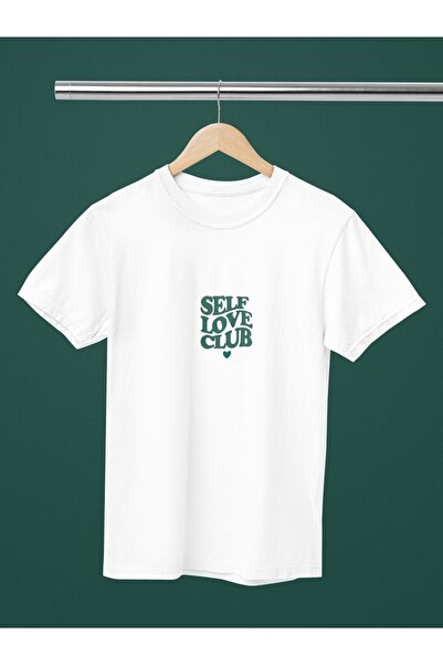 Butik ΓΥΝΑΙΚΕΙΟ/ΑΝΔΡΙΚΟ 100% ΒΑΜΒΑΚΙ SELF LOVE CLUB ΜΕ ΤΥΠΟΥΡΓΗΜΕΝΟ ΣΤΑΥΡΩΤΟ ...