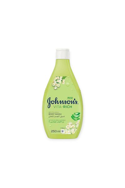 Johnson Johnson's Body Wash with Vitamin E and Aloe Vera, 250ml