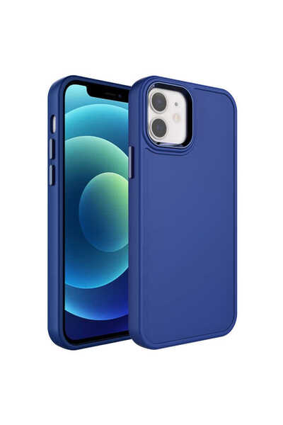 VARDAR AKSESUAR حافظة بوكس ​​VRDR صلبة متوافقة مع هاتف iPhone 12 مع إطار معدن...