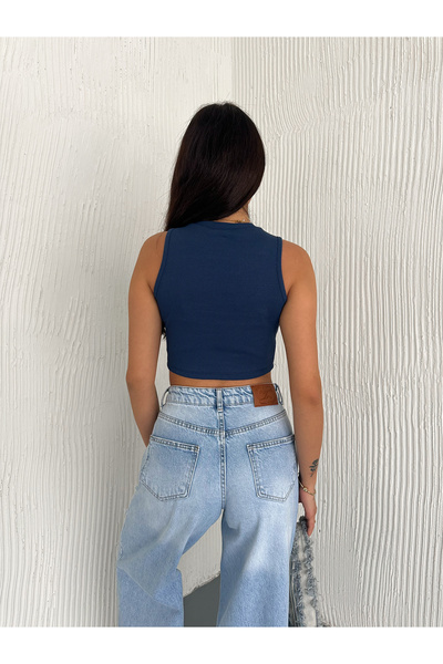 sportiness CROP ПАМУКОВИЙ ГНУЧКИЙ ГАНТЕЛЕ З КОМИКОМ ТКАНИНА АТЛЕТ