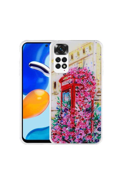 VARDAR AKSESUAR Redmi Note 11 Global Case Silvery Patterned Camera Protected ...
