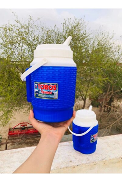abnturk 2 Litre Kapasiteli Mavi Renk Plastik Soğuk Sıvılar İçin Termos