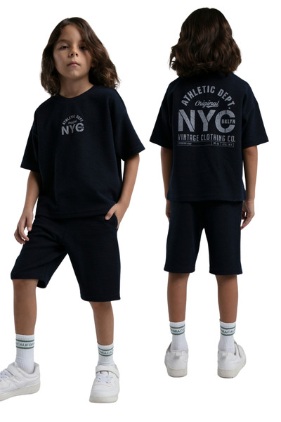 vory Dečački set bermuda kratkih rukava, dvodijelni set VR