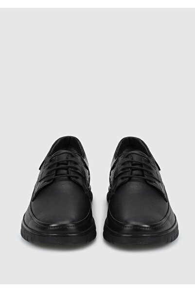 Eclipse Siyah Deri Erkek Ayakkabı
