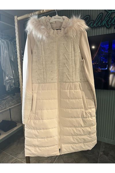 PUREVA Scuba Tunic & Quilted Vest Pants Set