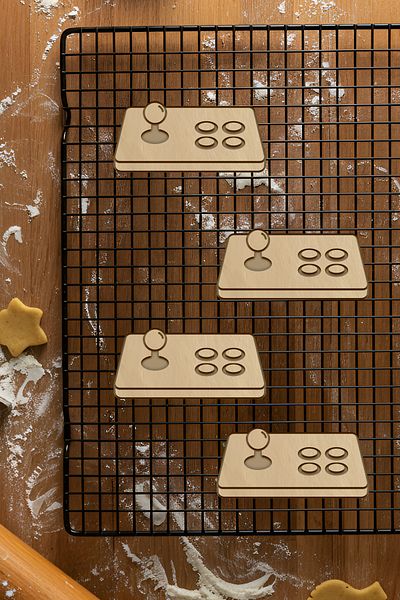 oalpo Acoustic Guitar Cookie Mold, Dough Shaper, Biscuit Mold, Easy Cutting Tip