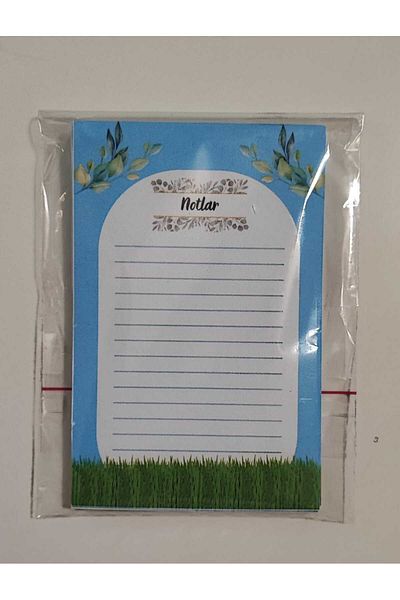 Özcan Toptan Tuhafiye Nature Patterned Notepad | Note Paper | Memo Pad