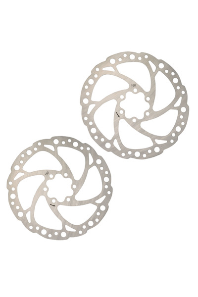 HSGL Bisiklet Ikili Disk Fren Rotor 160 Mm 6 Vidalı 2 Adet Rotor Bisiklet Fre...