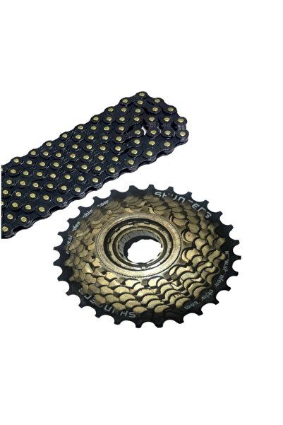 HSGL Bisiklet Arka 7 Li Ruble Dişli Zincir Set