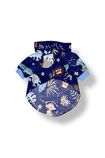 PetiliDünya Safari Shirt 100% Cotton Summer Dog Shirt Cat Shirt