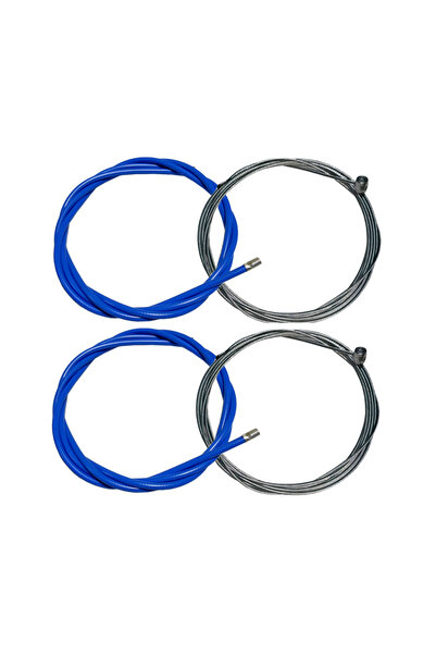 HSGL Bisiklet Fren Mavi Kablo Tel Papuç Pipo Set Bisiklet Fren Sistemleri Yedek Parça Aksesuar