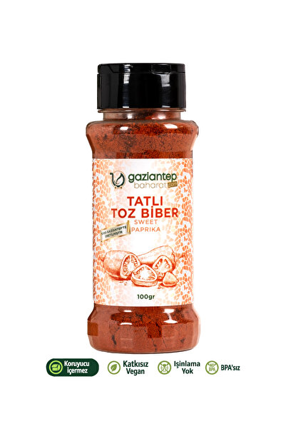 Gaziantep Baharat Tatlı Toz Biber 100gr - Doğal Ve Taze Baharat
