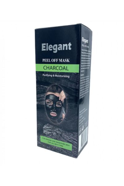 alatar Elegant Charcoal Peel-Off Mask for Purifying Face and Blackhead Removal 120ml
