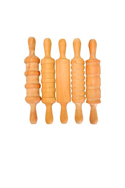 HOBBY HOUSE Set of 5 Wooden Rollers