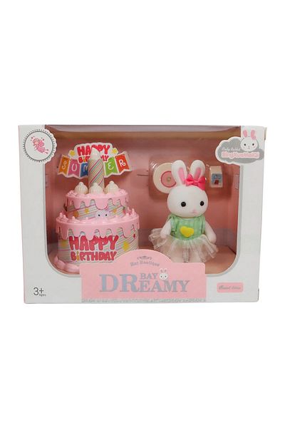 SAVA HOME COLLECTİON Mr. Dreamy Mini Rabbit Birthday Cake