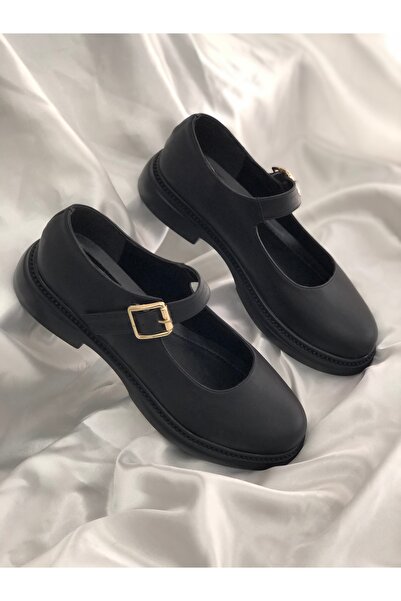 Hg Ayakkabı حذاء سونيا أسود بكعب 3 سم