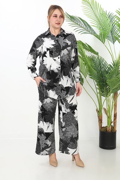 STELLETO Woven Viscose Bottom Top Set 25-874
