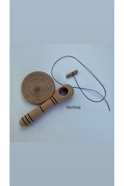 Htcimaj Wooden Spinning Top Toy - Windmill - Wooden Yoyo - Beyblade