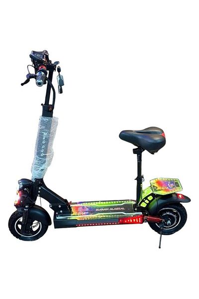 Star Kids Scooter Monster M4B - LED Screen, 48V Battery, Remote Control, and 1000W Motor for Powerfu