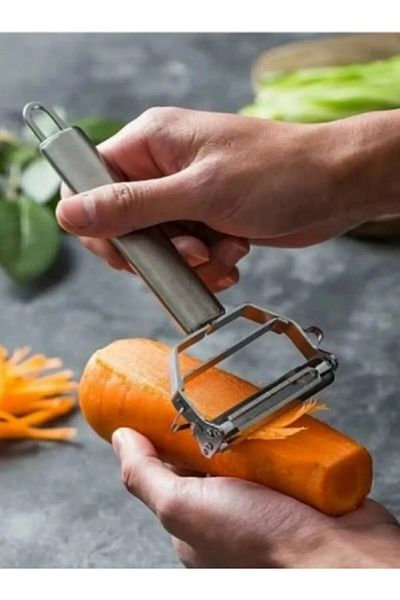 AHC LİFE Stainless Steel Turbo Julienne Fruit Vegetable Peeler Cutter Chopper