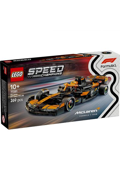 LEGO ® Champions Speed ​​- Mașină de curse McLaren F1® Team McL38 77251, 269 de piese