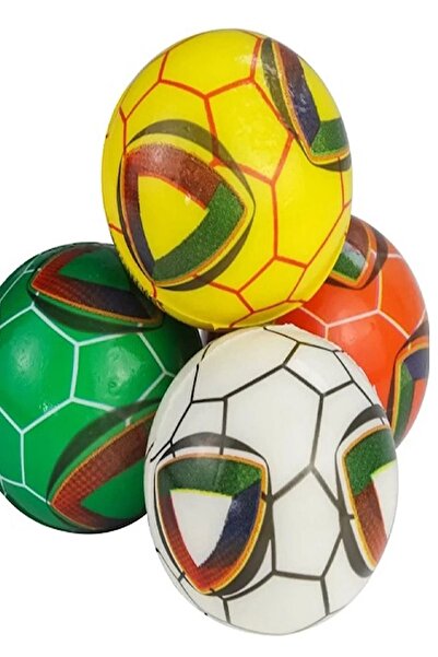 Kastore 6 Cm Renkli Stres Topu - Üçgen Figürlü